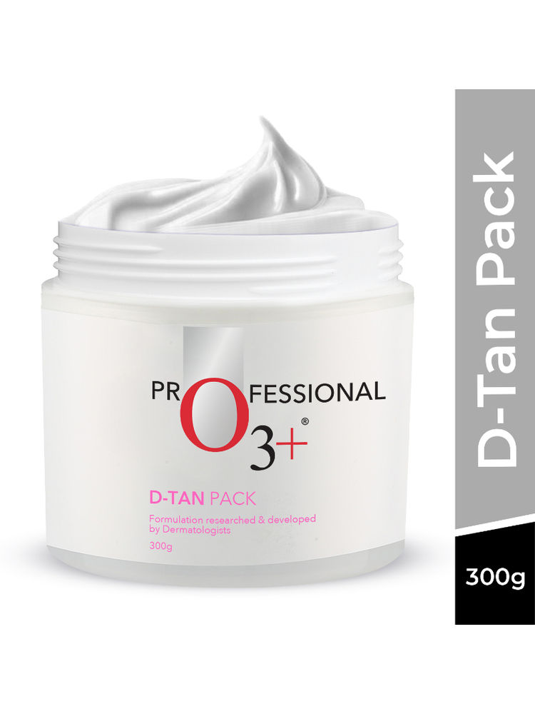 O3+ D -TAN Face Pack for Tan Removal & Glowing Skin - Detan Mask for All Skin Types