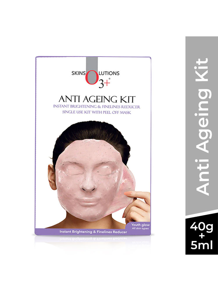 O3+ Anti Ageing Single Dose Facial Kit - Reduces Dark Spots, Fine Lines, and Wrinkles