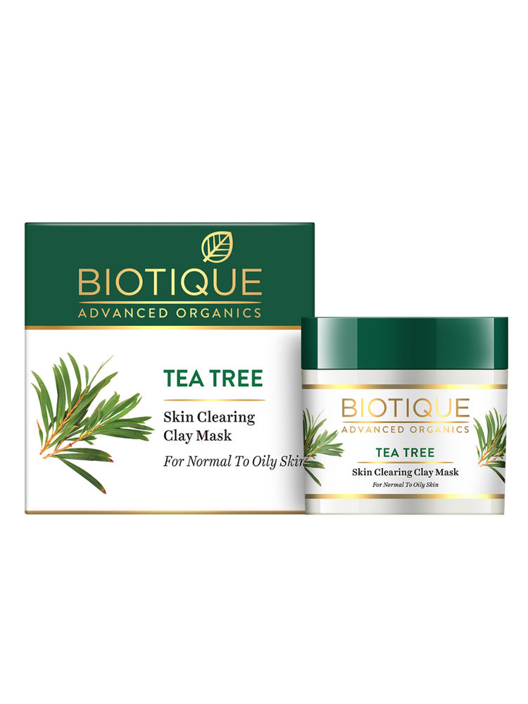 Biotique Advanced Organics Tea Tree Skin Clearing Clay Mask-image-23