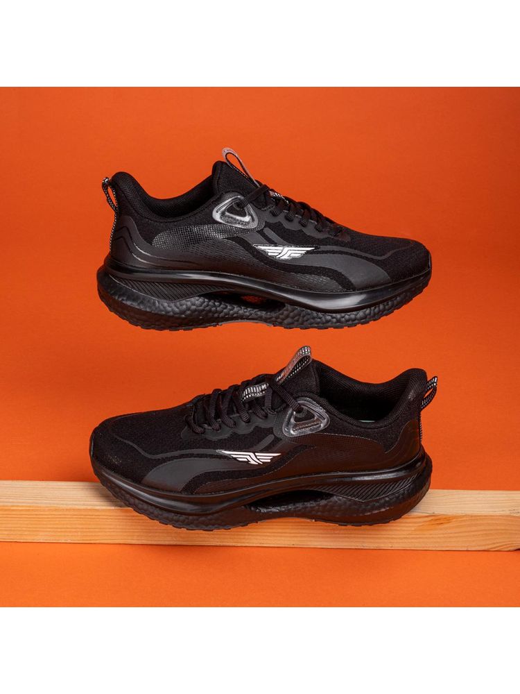 Red Tape Women Textured Black Athleisure Walking Shoes-image-22