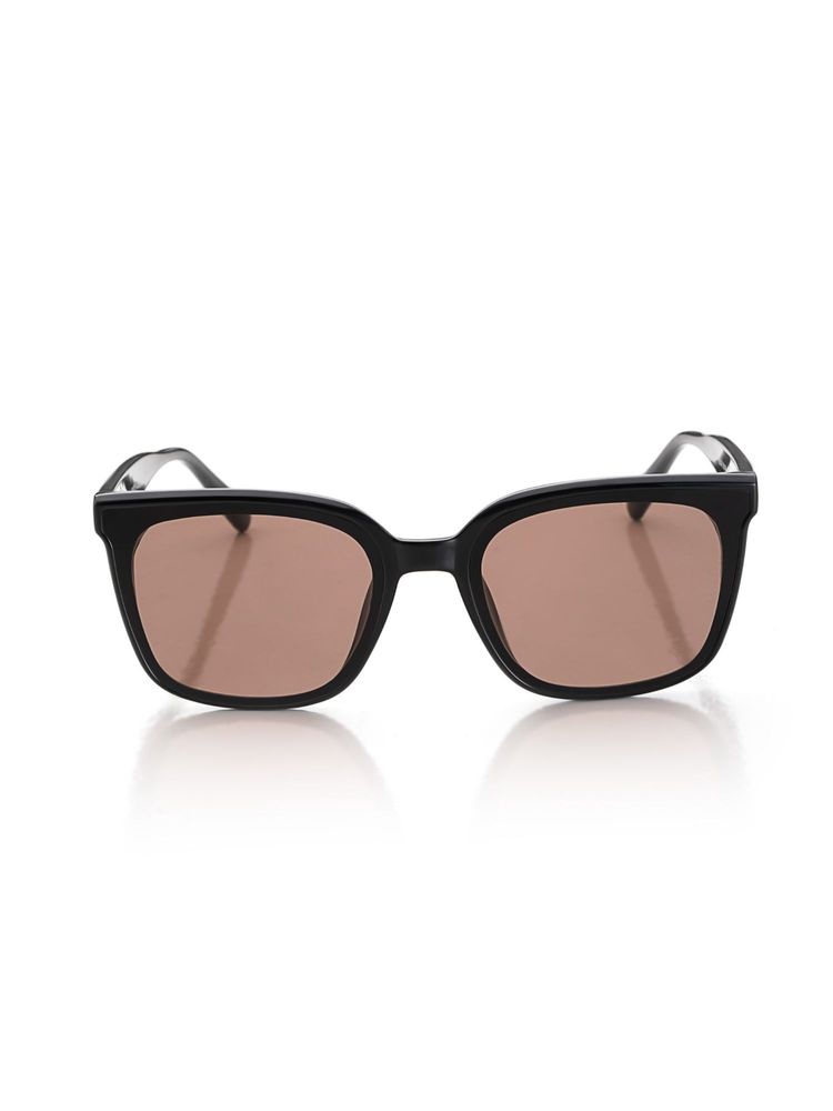 HASHTAG EYEWEAR Brown UV Protection Square Full Rim Casual Women Sunglass - 58048-C3 (58)-image-34