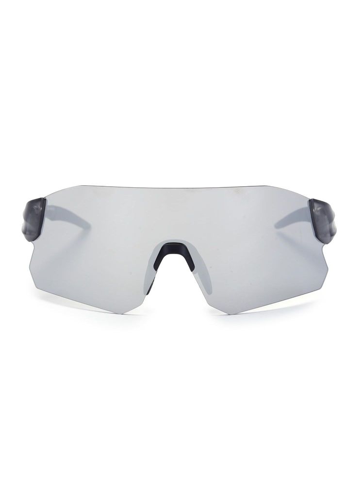 HASHTAG EYEWEAR Grey UV Protection Square Rimless Casual Unisex Sunglass - HT-SPORT-0103 C3 (54)-image-25