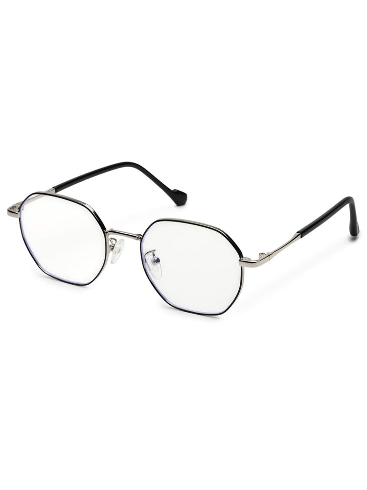 HASHTAG EYEWEAR Clear Lens Hexagonal Full Rim Casual Unisex Computer Glass - MLAB-1351732-C6 (44)-picture-14
