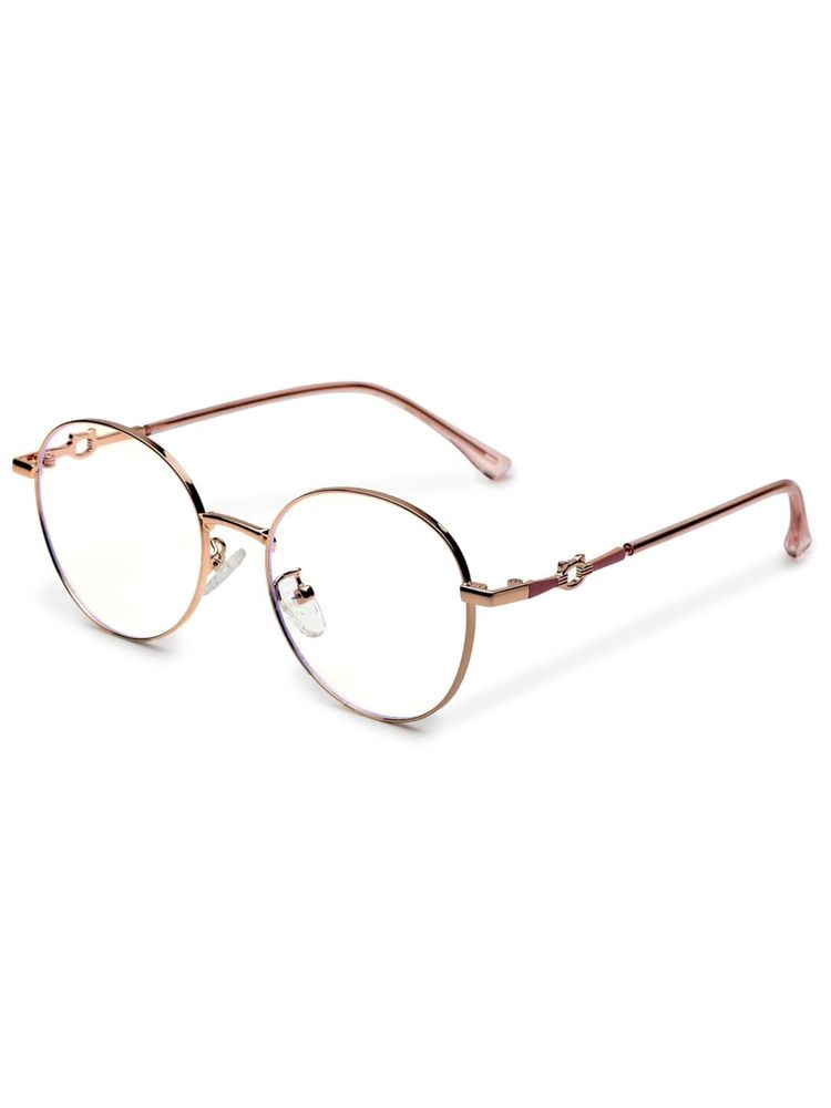 HASHTAG EYEWEAR Clear Lens Oval Full Rim Casual Unisex Computer Glass - MLAB-1351792-C6 (44)-picture-0