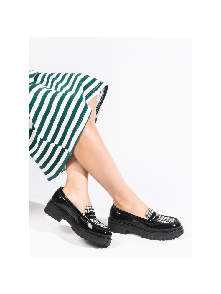 SHUZ TOUCH Black Casual Loafers-image-13