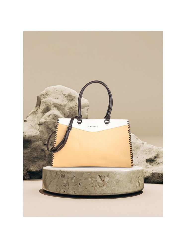 Caprese Rome Laptop Satchel Bag Yellow-picture-23
