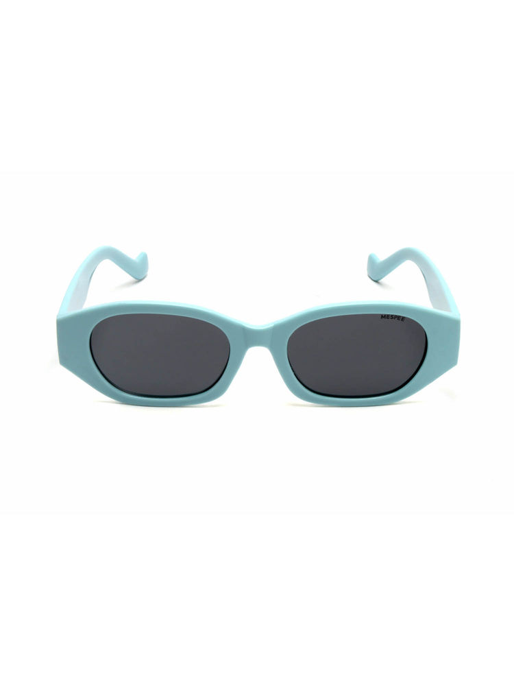 Mespee Blue Oval Full Plastic Women UV Protected Sunglasses (ZN3562-C3) (55)-image-5
