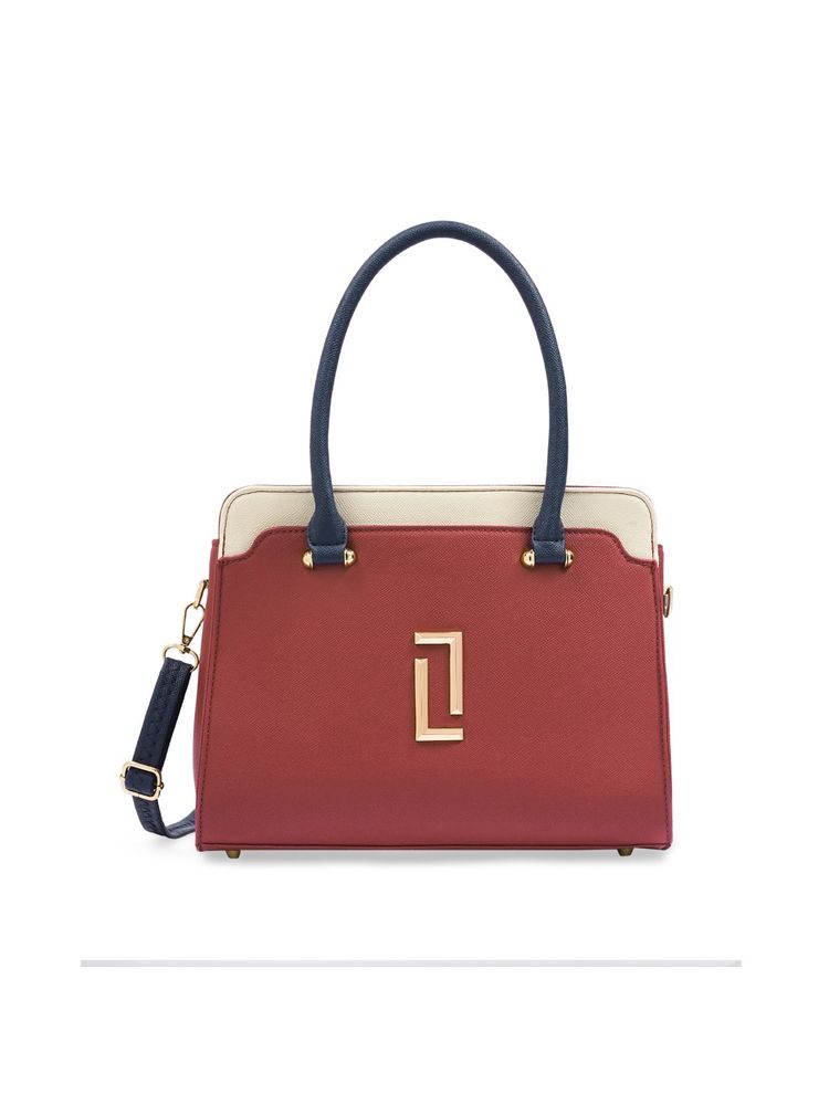Lavie Luxe Women's Ameen 3C Medium Satchel (Red) (M)-picture-18