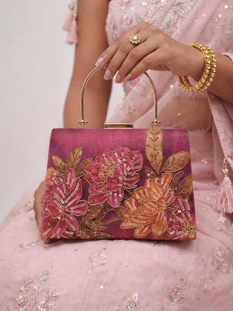 ARTKLIM Printed Burgundy Bag for Women with Detachable Strap-picture-21