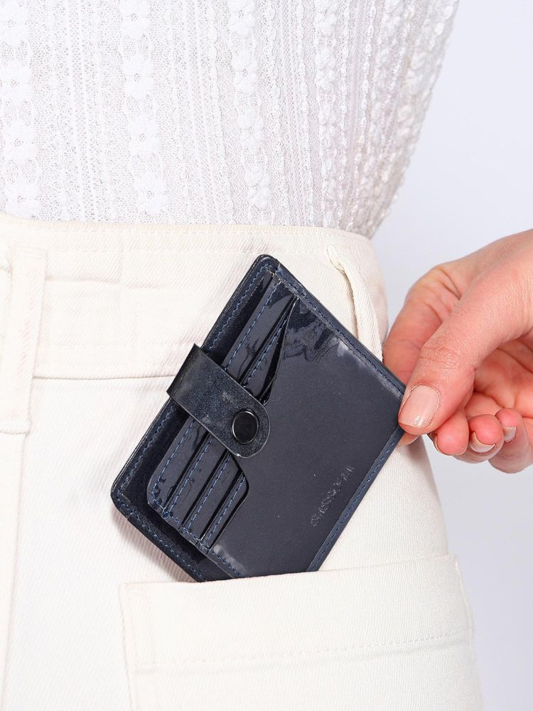 Sassora Secure And Stylish Rafid Card Holder For Women Blue (S)-picture-28