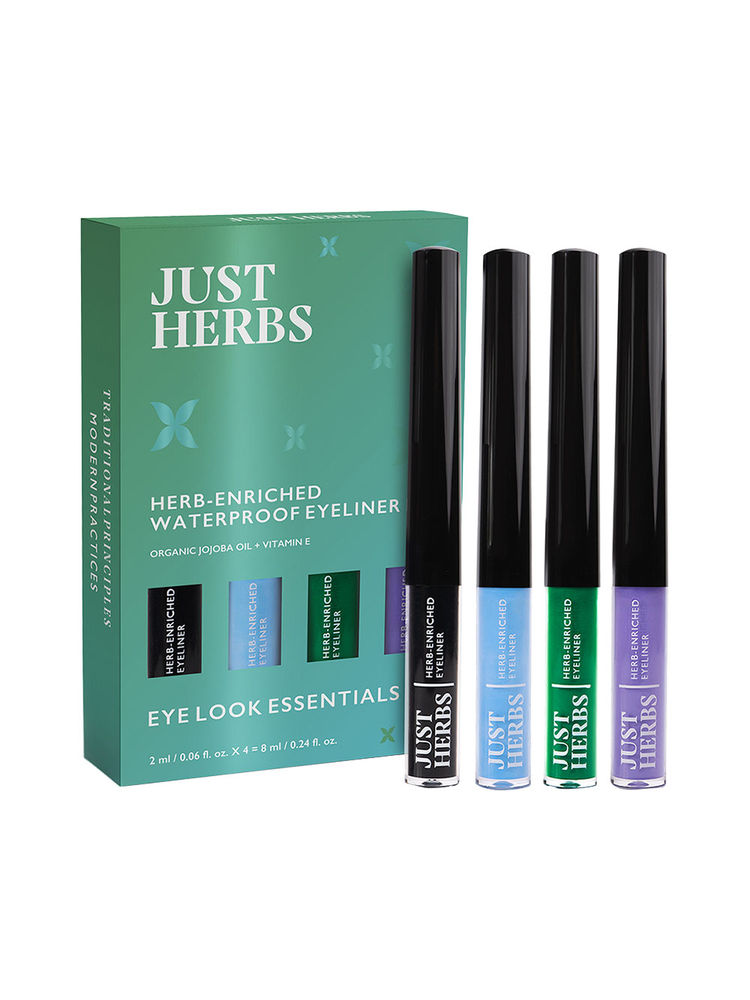 Just Herbs Herb Enriched Waterproof Eyeliner Kit - Eye Look Essentials-picture-47