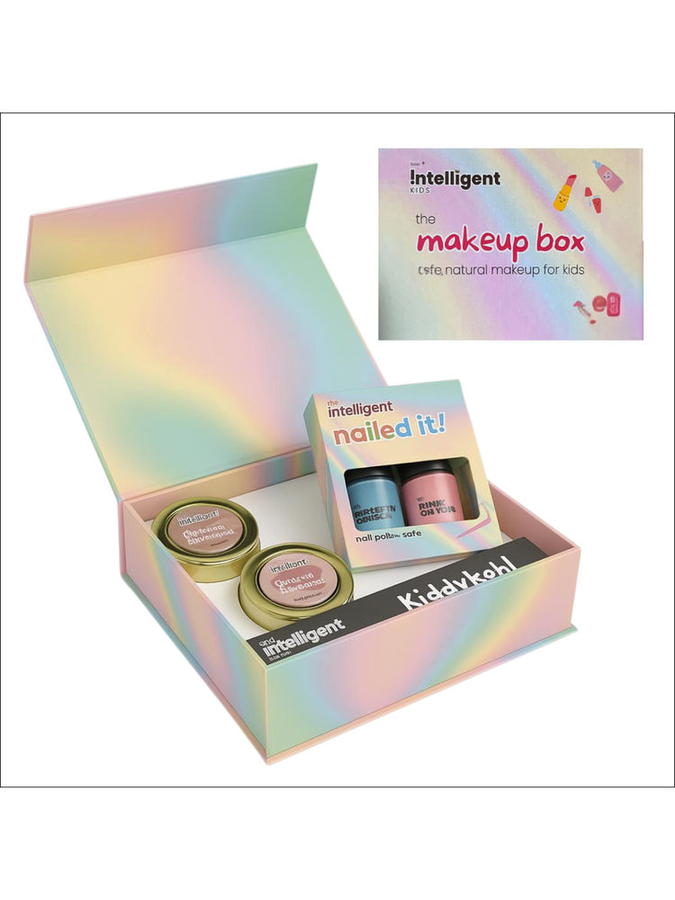 tuco kids TuCo Intelligent Kids Glam Makeup Box for Girls Safe Makeup Kit Kids Lip Balm, Kajal, Nail Paint-picture-10