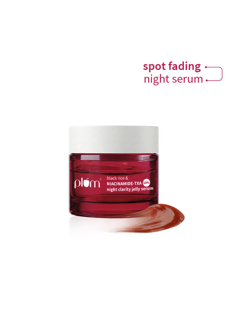 Plum Black Rice & Niacinamide-TXA 10% Night Clarity Jelly Serum-image-5
