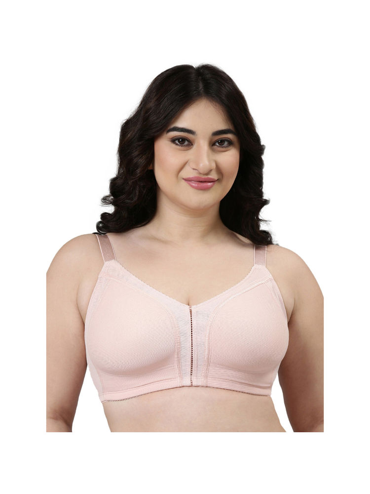 Enamor Women Non Padded Wirefree Full Coverage Smooth Contour Lift Bra-picture-23