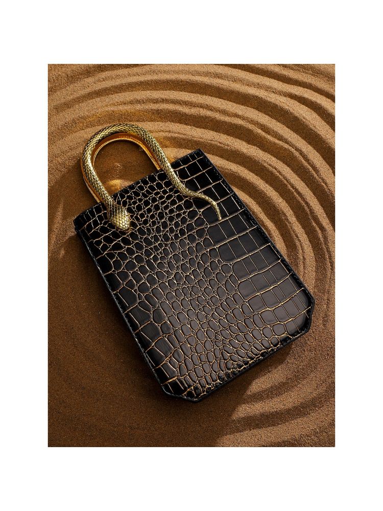 Haute Sauce Black Serpant Hand Bag-picture-11