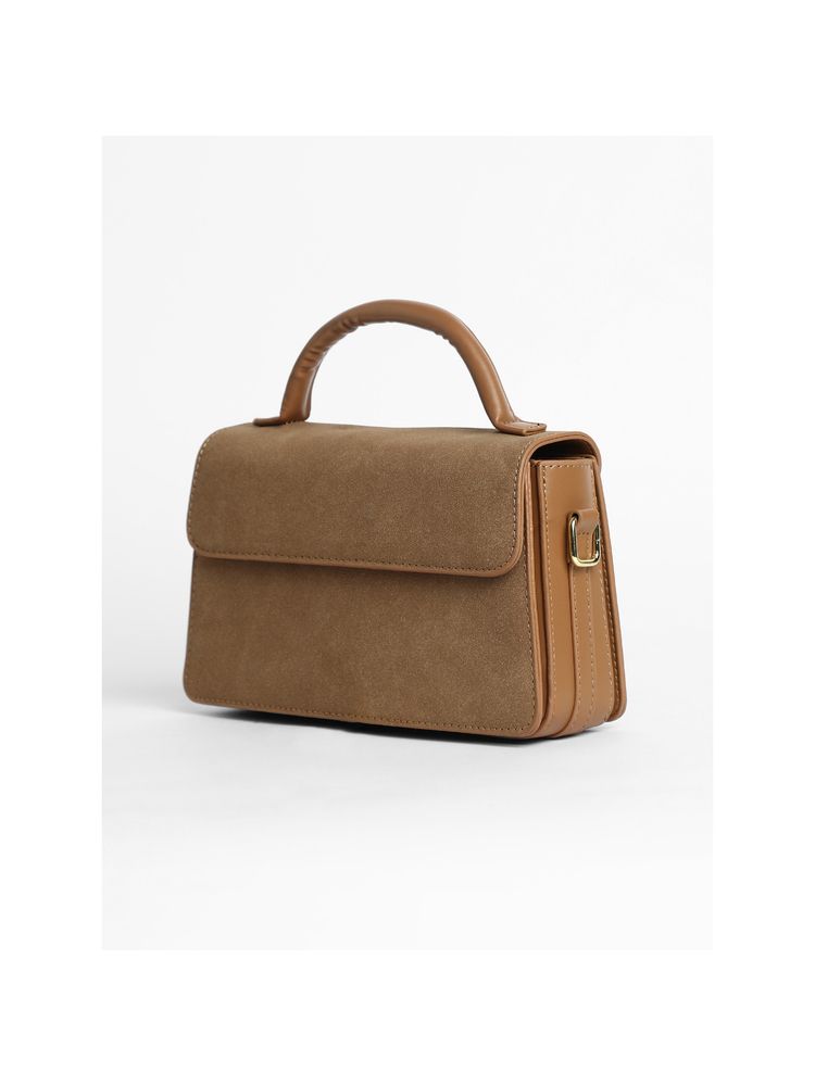 Haute Sauce Brown The Core Sling Bag with Detachable Strap-picture-13