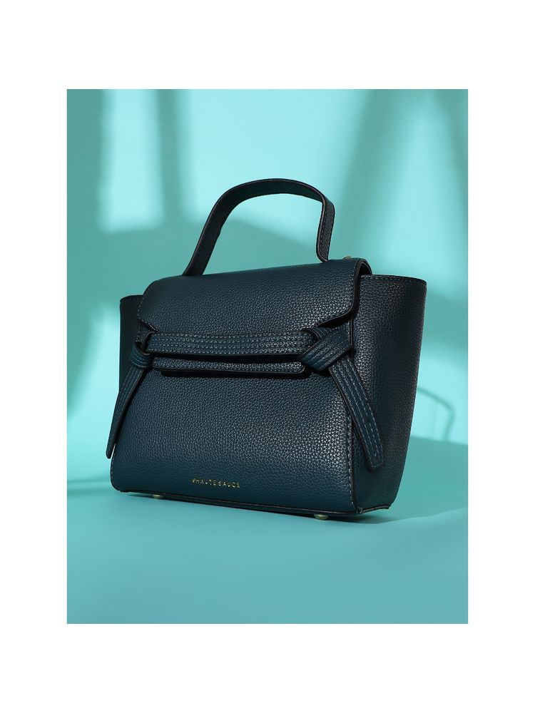 Haute Sauce Navy Blue The Cruise Hand Bag with Detachable Strap-picture-42