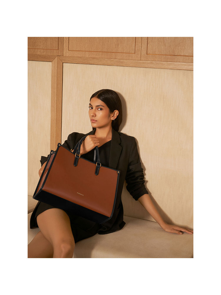 MIRAGGIO Denice Tote Bag With Adjustable and Detachable Sling