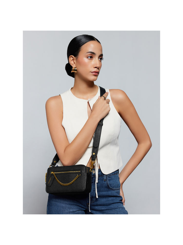 MIRAGGIO Harbour Ivory Sling Bag With Adjustable & Detachable Crossbody Strap-picture-15