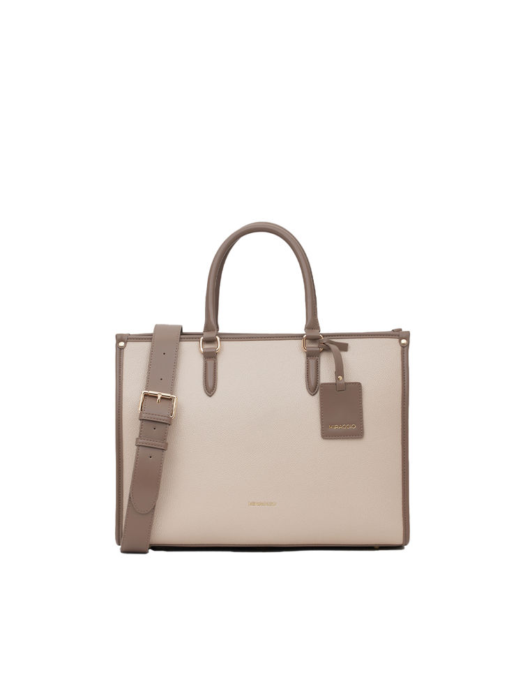 MIRAGGIO Denice 2.0 14 Inches Laptop Tote Bag With Adjustable & Detachable Strap