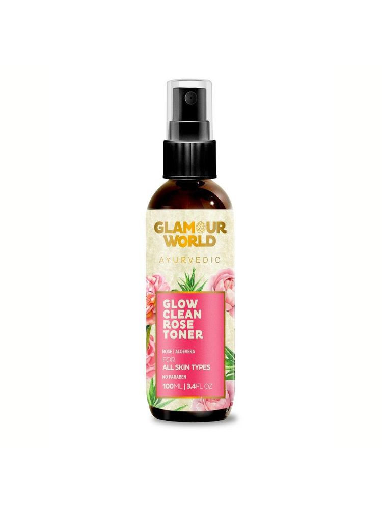 GLAMOUR WORLD AYURVEDIC Glow Clean Rose Toner-picture-34