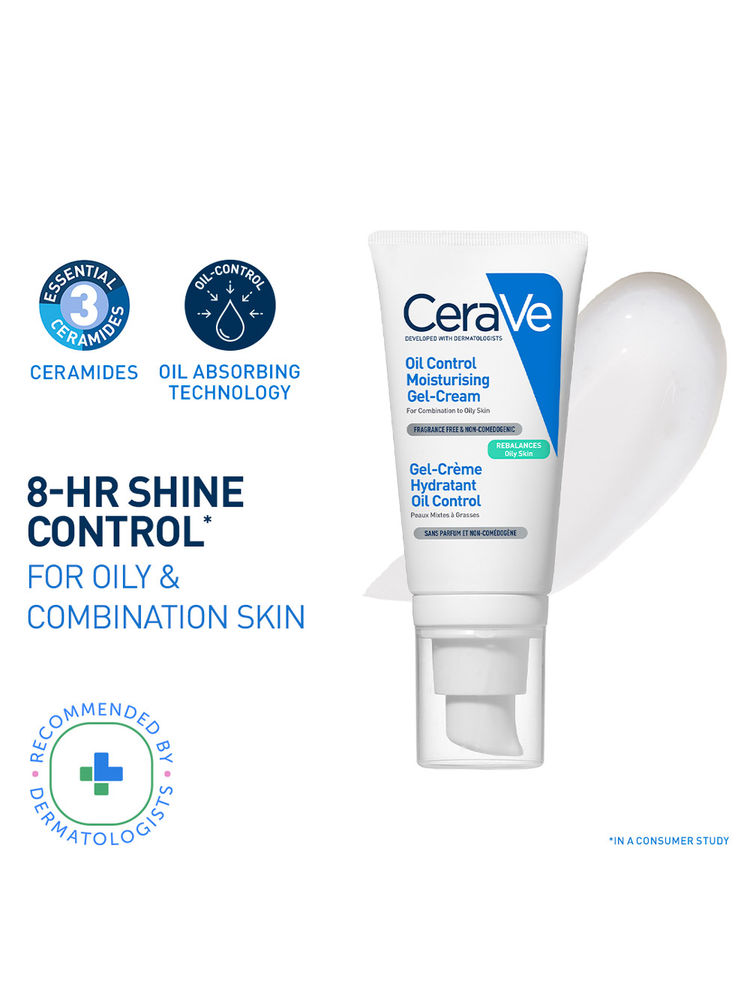 CeraVe Oil Control Gel-Cream lightweight moisturizer for Oily & Combination Skin with Shine Control-image-11
