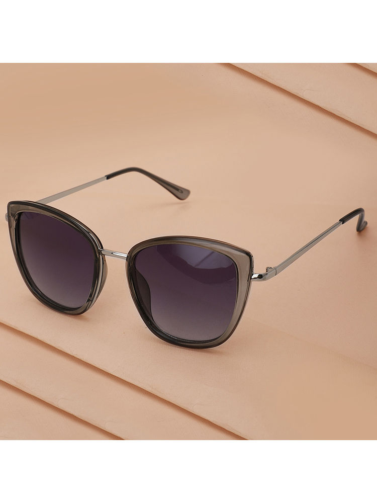 Carlton London Womens Grey Toned UV Protected Cateye Sunglasses CLSW174-image-9