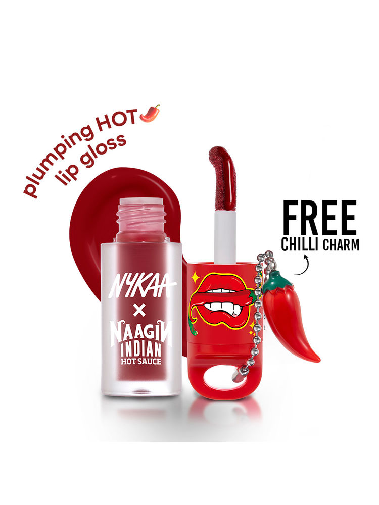 Nykaa Cosmetics X Naagin Hot Sauce Plumping Lip Gloss