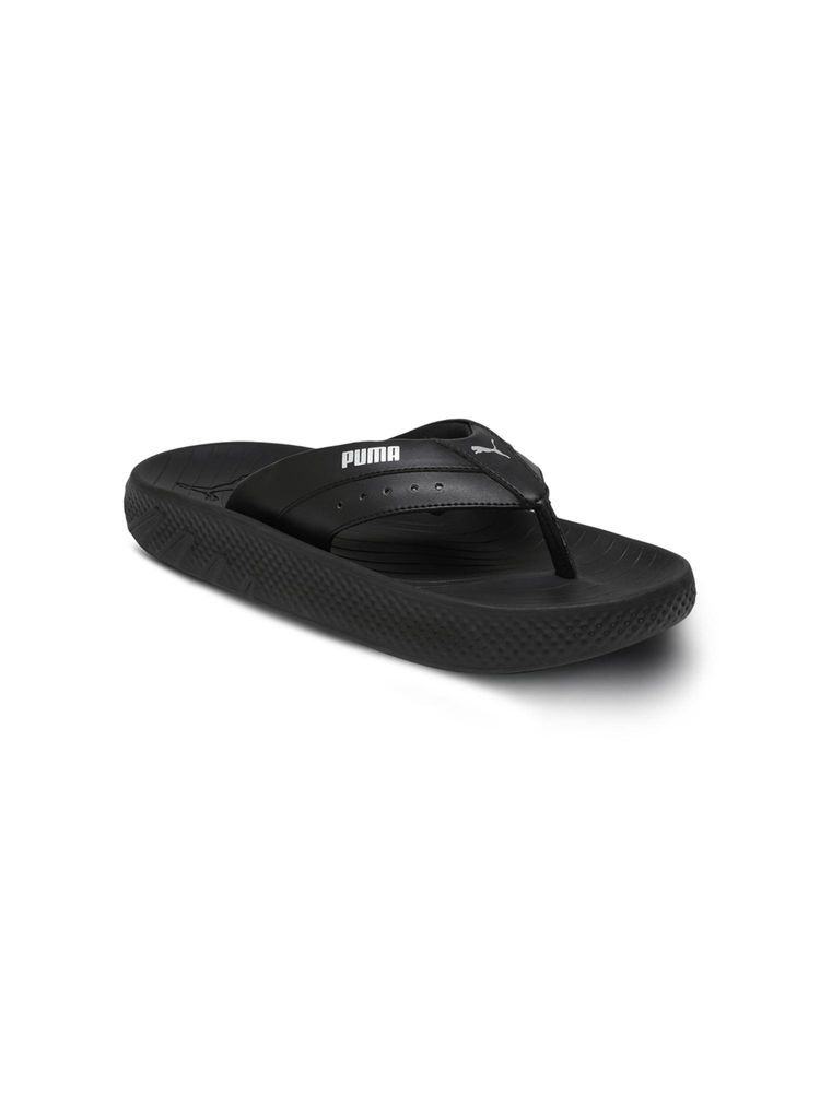 Puma Softridepro Leadpuff Lightweight Black Beach Flip Flops