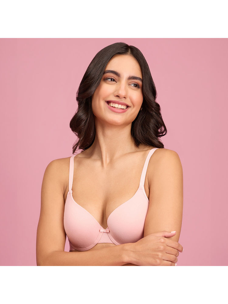 Nykd by Nykaa Push Up Plunge Bra - Coral Blush NYB249-picture-21