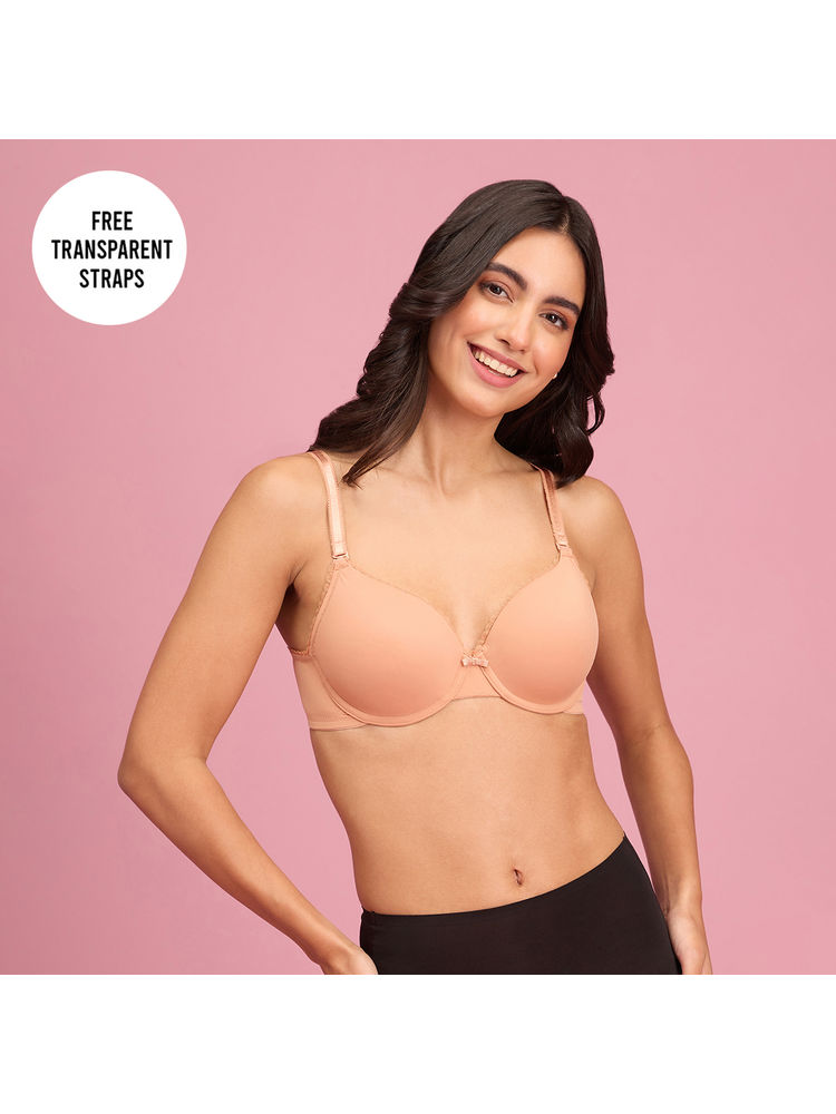Nykd by Nykaa The Sweetheart Neckline Wired Bra - Clay NYB291-picture-26