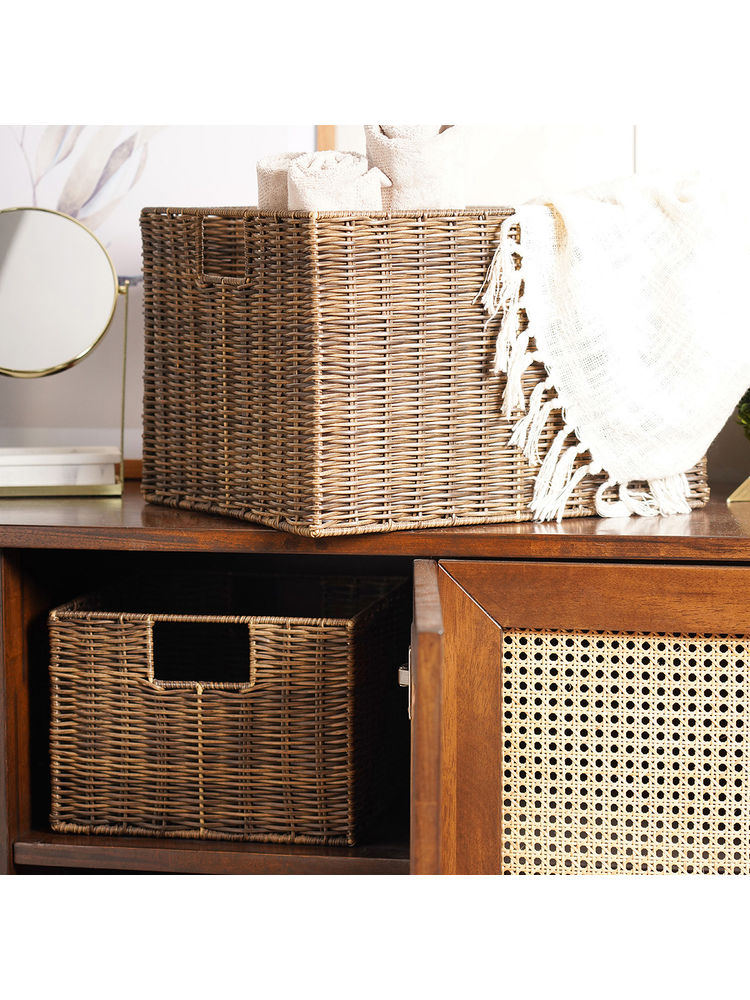 Pure Home + Living Heather Wicker Baskets (Set of 2)-image-3