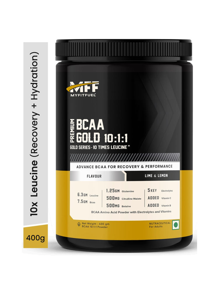 MyFitFuel Bcaa Gold 10:1:1- 7.5G Bcaa, 6.3G Leucine, 5 Electrolyte - Lime Lemon-picture-25