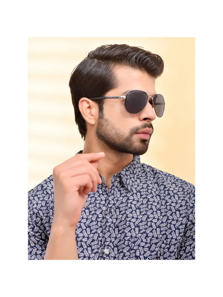 Royal Son Black Polarized Aviator Sunglasses