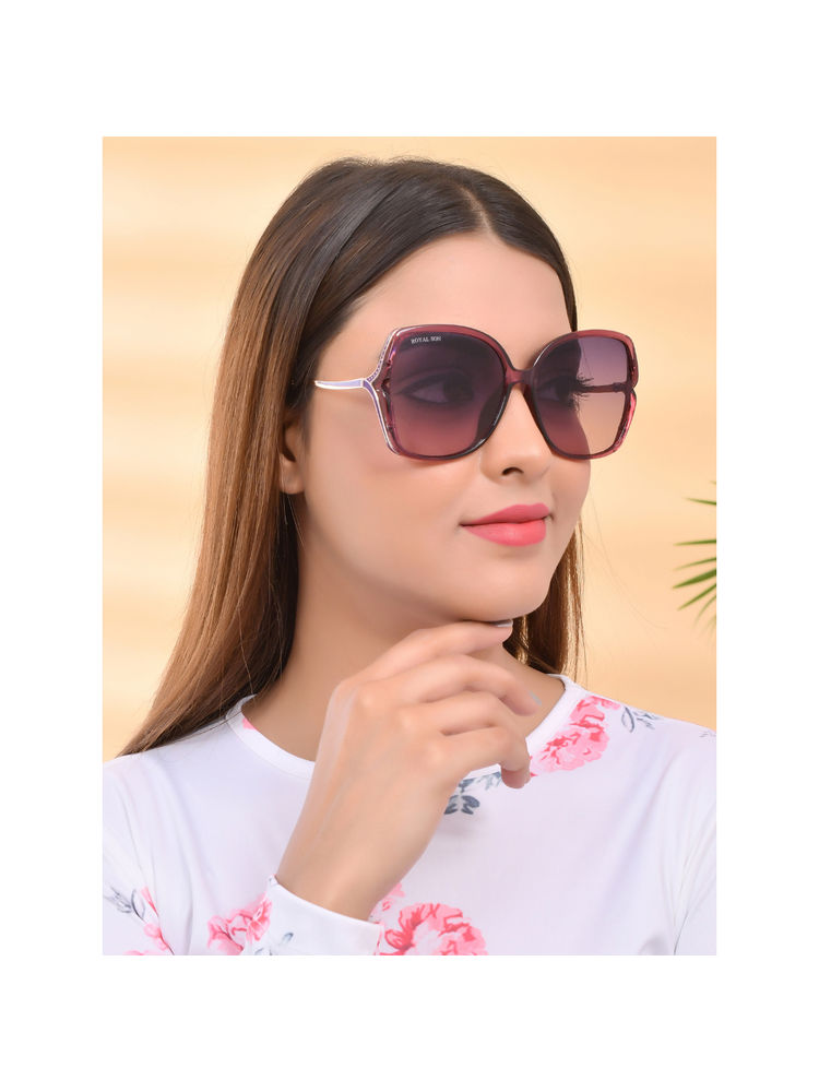 Royal Son Over-sized Uv Protection Women Sunglasses Black Lens - Chiwm00113-c4