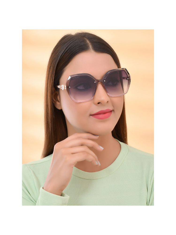 Royal Son Butterfly Uv Protection Women Sunglasses Black Lens - Chiwm00115-c2