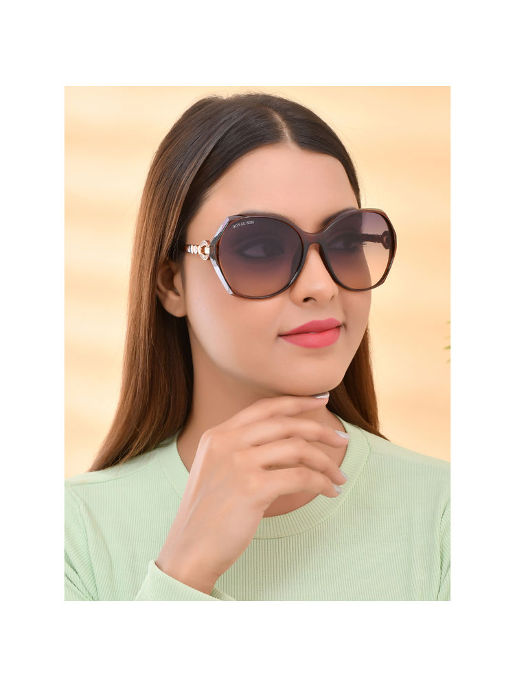 Royal Son Butterfly Uv Protection Women Sunglasses Black Lens - Chiwm00116-c2