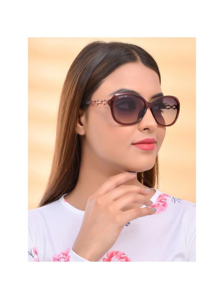 Royal Son Butterfly Uv Protection Women Sunglasses Black Lens - Chiwm00117-c2