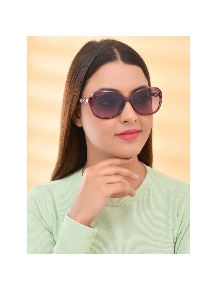 Royal Son Butterfly Uv Protection Women Sunglasses Black Lens - Chiwm00117-c4