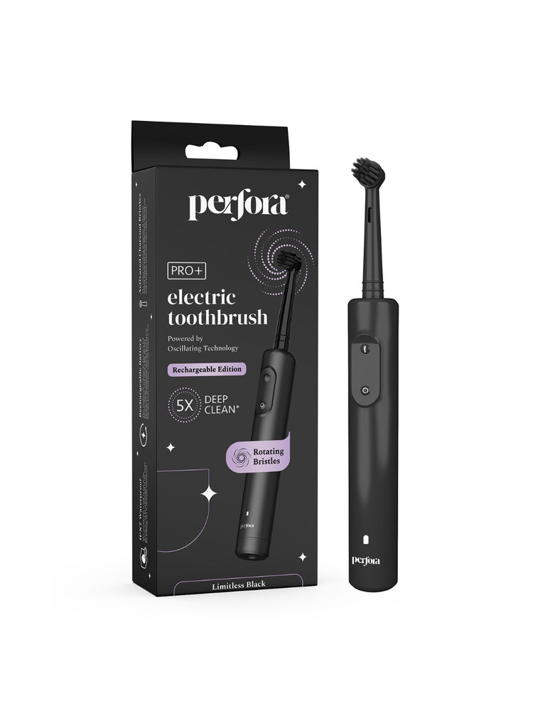 Perfora Oscillating Electric Toothbrush - Limitless Black