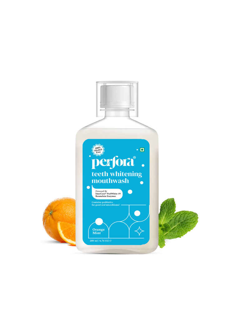 Perfora Teeth Whitening Mouthwash - Orange Mint