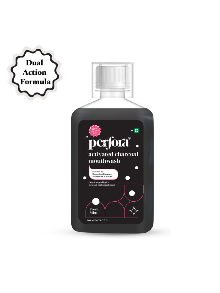 Perfora Activated Charcoal Mouthwash - Fresh Mint-picture-15