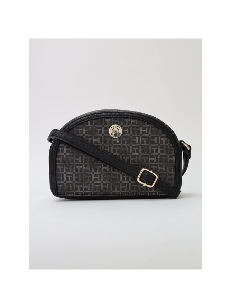 tommy hilfiger accessories Tommy Hilfiger Logo Black Pvc Sling Bag-picture-16