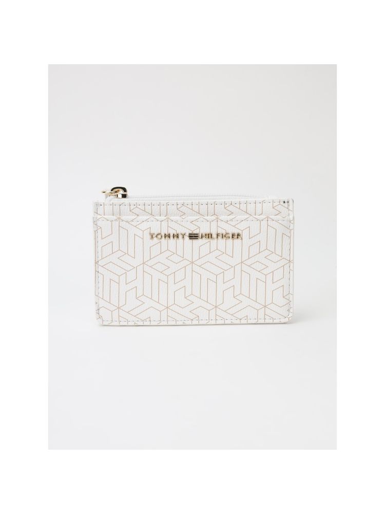 tommy hilfiger accessories Tommy Hilfiger Logo White Pu Zip-Around Wallet-picture-24