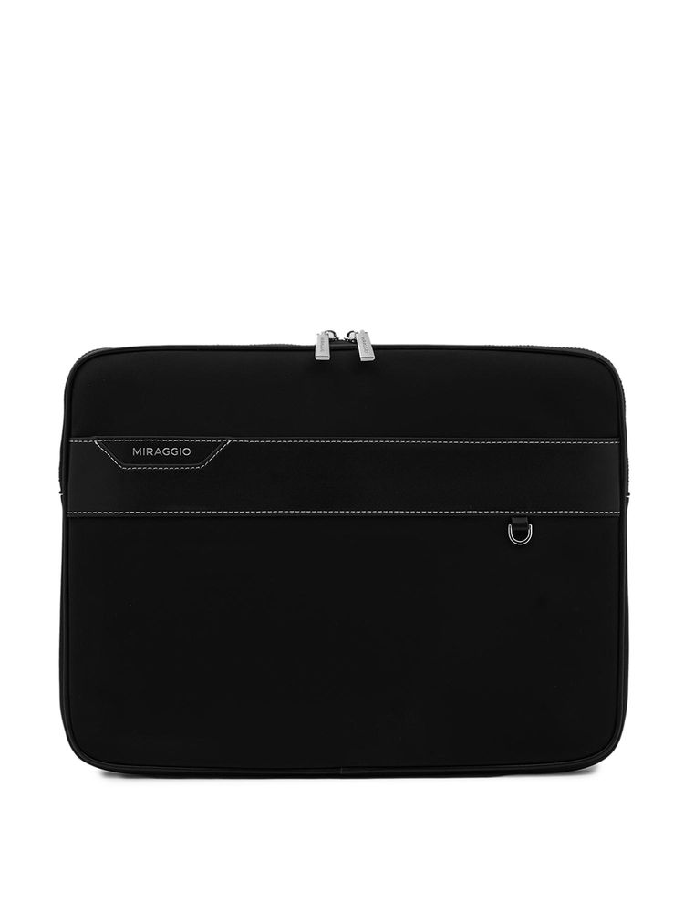 MIRAGGIO Black Morgan 14 Inch Laptop Sleeve (M)-picture-17