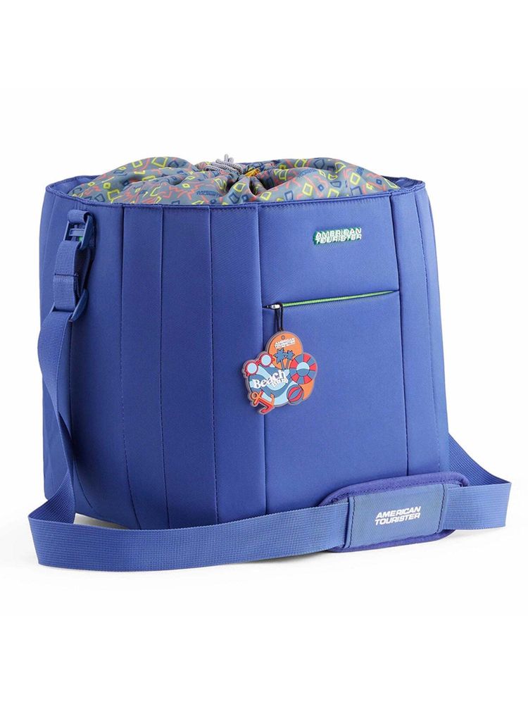 American Tourister Blue Trippin Polyester Soft Side Beach Duffel Bag-picture-17