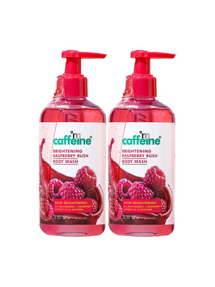 MCaffeine Brightening Raspberry Rush Body Wash - Pack of 2-picture-21