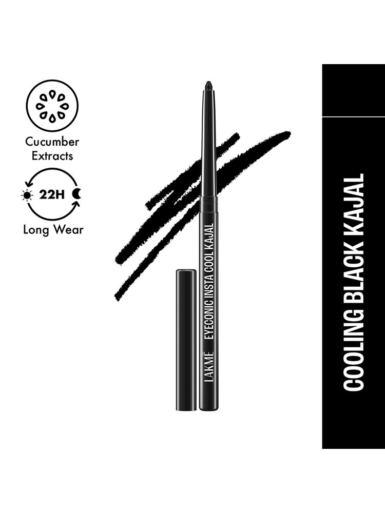 Lakme 9 to 5 Eyeconic Insta Cool Deep Black Kajal Cooling Kohl With Cucumber-picture-14