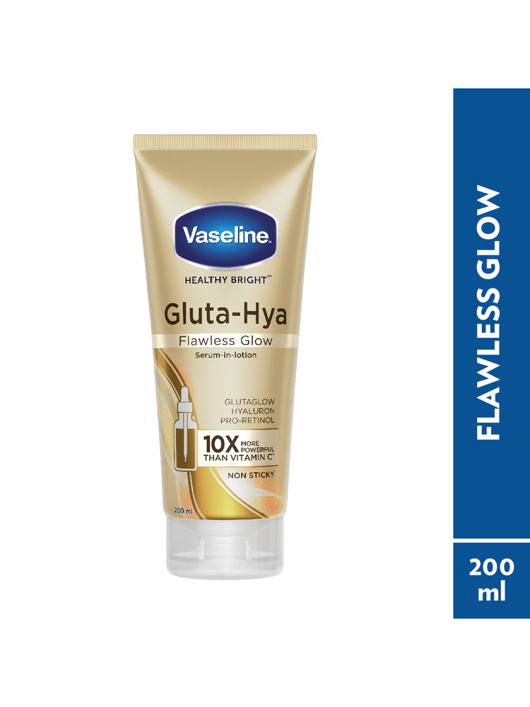 Vaseline Gluta-Hya Flawless Glow Lotion Bright, Even Tone Skin Glutathione Infused Moisturizer-picture-26