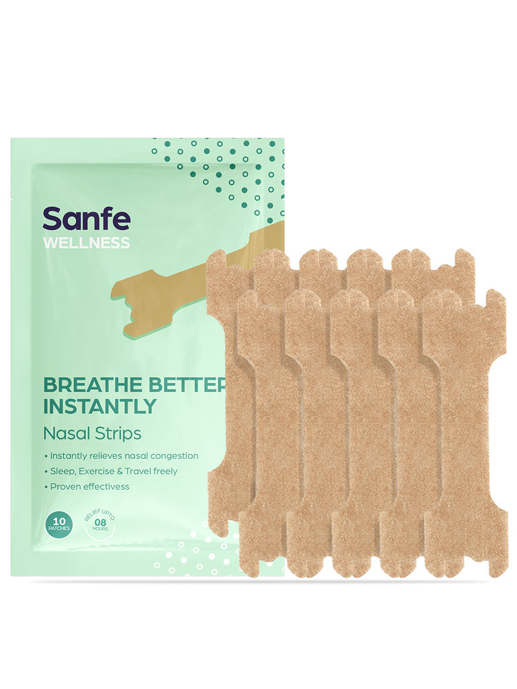 Sanfe Wellness Breath Better Instantly Nasal Strips